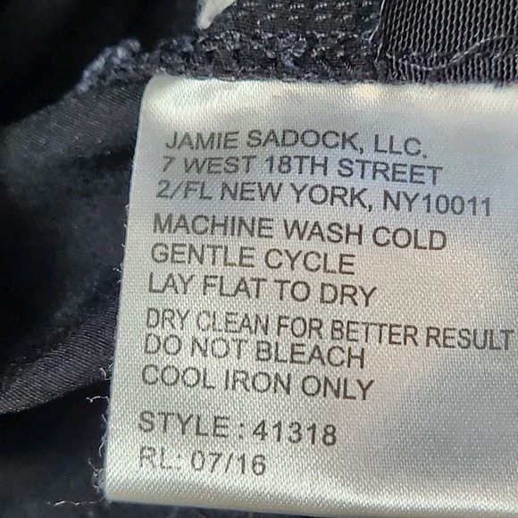 Jamie Sadock Womens Golf Pants Size 14 Black Stretch Tennis Golf Zip Pockets - Picture 16 of 16